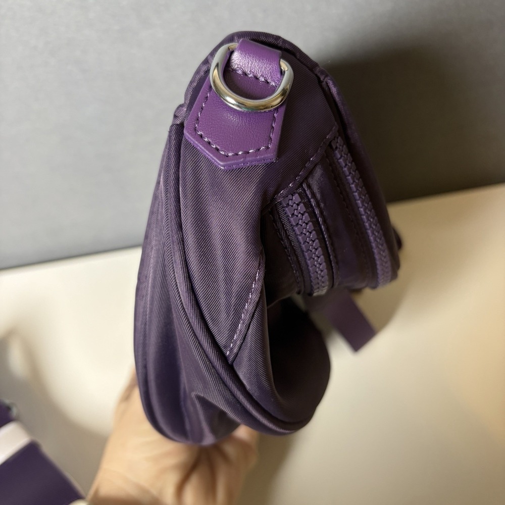 Iris & Rainbow Mini Best Version Crossbody Bag Plum Purple Adjustable Strap NWT - Picture 5 of 11